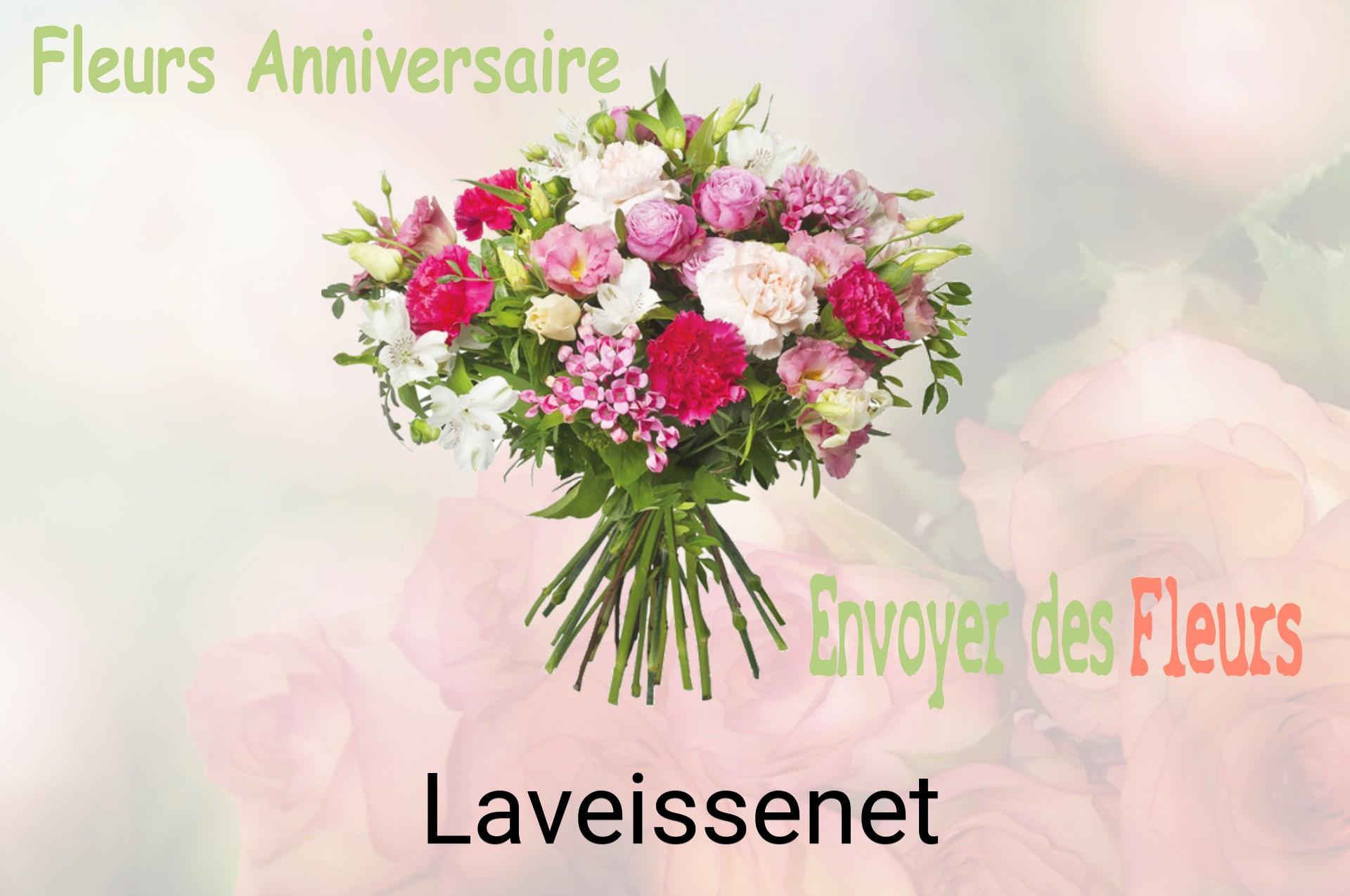 Bouquet de fleurs d’anniversaire livré à Laveissenet