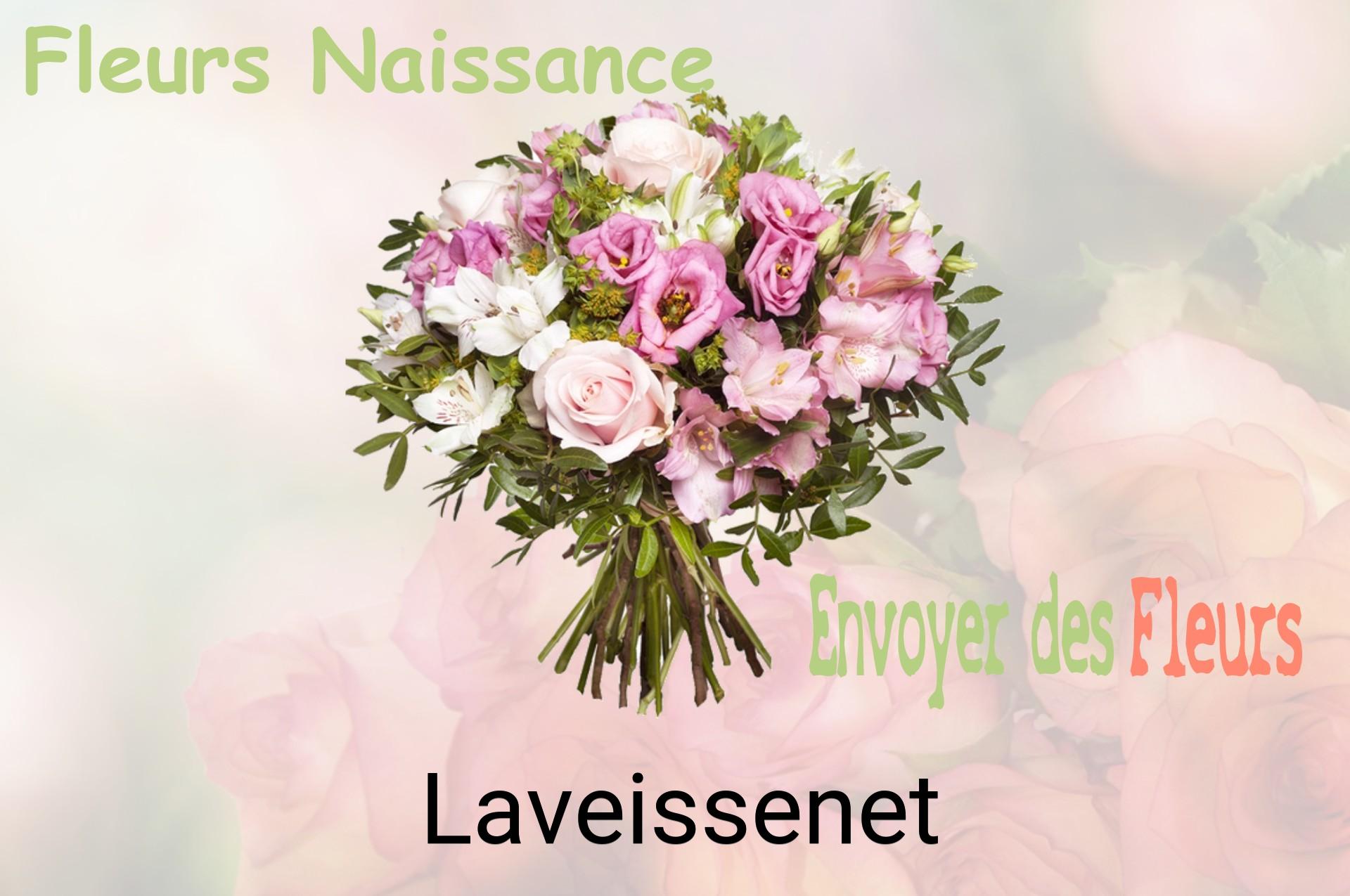 Bouquet de fleurs de naissance livré à Laveissenet